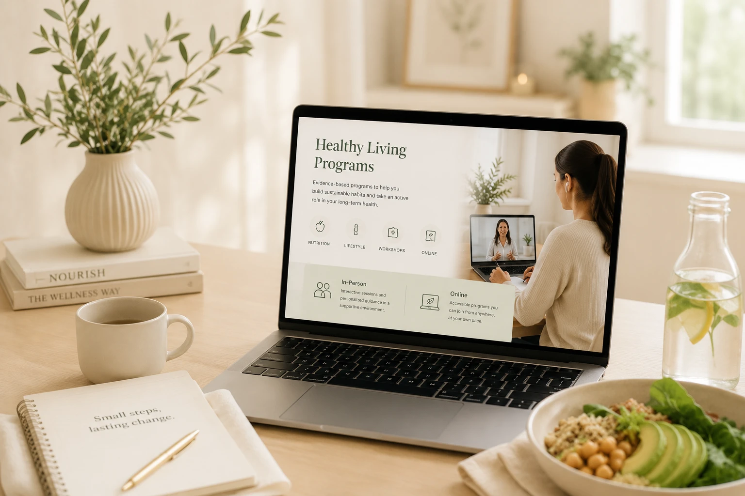 Healthy Living Programs online session
